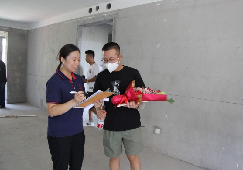 Happy to see the new house and happy to return home -- successful delivery of foreign houses in Longgang Yuxiu Park Phase I!